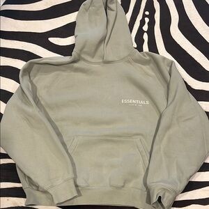 Essentials Women's Khaki Green Hoodie